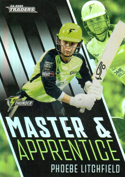 2025-26 Cricket Traders - Master & Apprentice - MA 57 - Phoebe Litchfield - Sydney Thunder