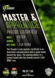 2025-26 Cricket Traders - Master & Apprentice - MA 57 - Phoebe Litchfield - Sydney Thunder