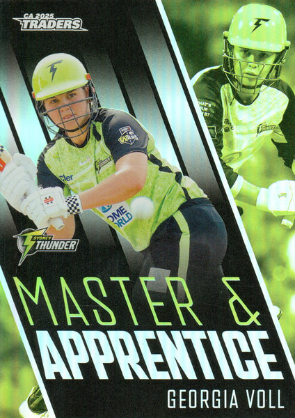 2025-26 Cricket Traders - Master & Apprentice - MA 58 - Georgia Voll - Sydney Thunder
