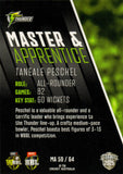 2025-26 Cricket Traders - Master & Apprentice - MA 59 - Taneale Peschel - Sydney Thunder