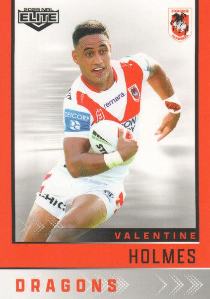 2025 NRL Elite - Base - 121 - Valentine Holmes - Dragons