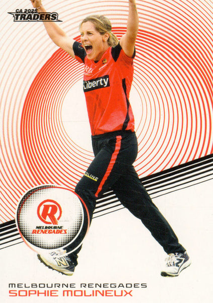 2025-26 Cricket Traders - Common - 100 - Sophie Molineux - Melbourne Renegades