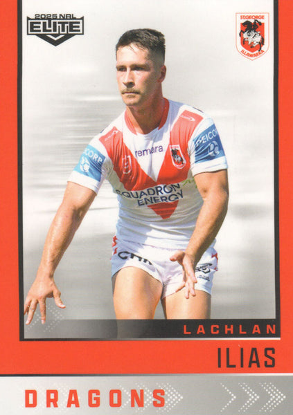 2025 NRL Elite - Base - 122 - Lachlan Ilias - Dragons