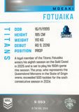 2025 NRL Elite - Silver Specials - P 053 - Moeaki Fotuaika - Titans