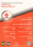 2025-26 Cricket Traders - Common - 100 - Sophie Molineux - Melbourne Renegades