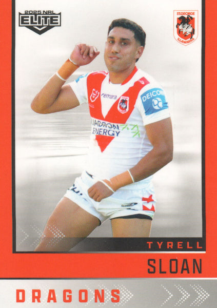 2025 NRL Elite - Base - 124 - Tyrell Sloan - Dragons