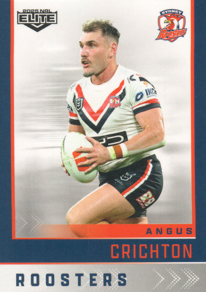 2025 NRL Elite - Base - 128 - Angus Crichton - Roosters