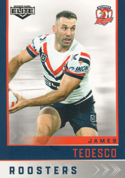 2025 NRL Elite - Base - 133 - James Tedesco - Roosters