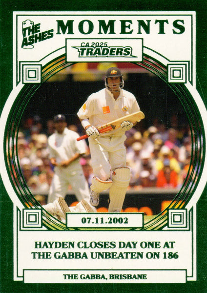 2025-26 Cricket Traders - Ashes Moments - AM 09 - 07.11.2002 - The Gabba