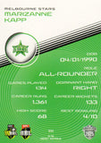 2025-26 Cricket Traders - Common - 111 - Marizanne Kapp - Melbourne Stars
