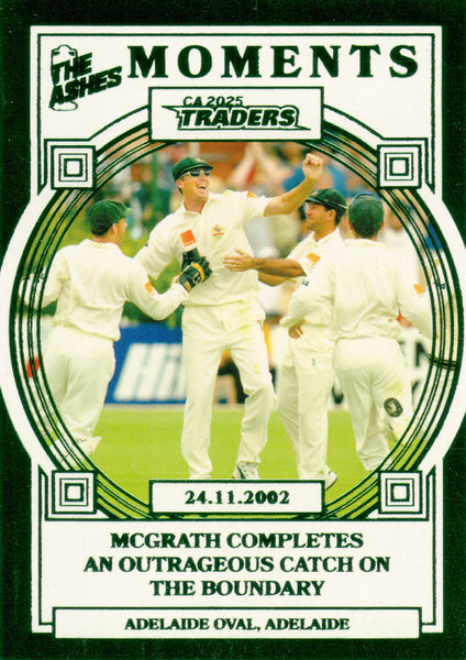 2025-26 Cricket Traders - Ashes Moments - AM 10 - 24.11.2002 - Adelaide Oval