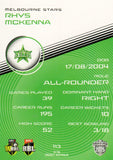 2025-26 Cricket Traders - Common - 113 - Rhys Mckenna - Melbourne Stars