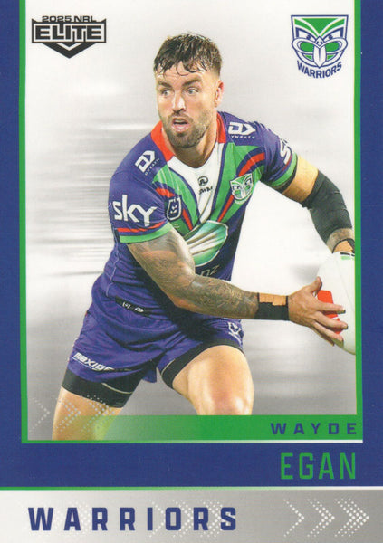 2025 NRL Elite - Base - 138 - Wayde Egan - Warriors