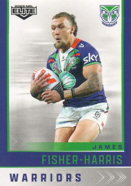2025 NRL Elite - Base - 139 - James Fisher-Harris - Warriors