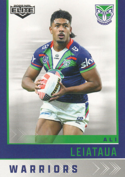 2025 NRL Elite - Base - 140 - Ali Leiataua - Warriors