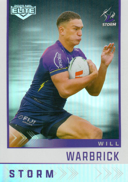 2025 NRL Elite - Silver Specials - P 072 - Will Warbrick - Storm