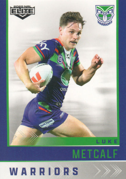 2025 NRL Elite - Base - 141 - Luke Metcalf - Warriors