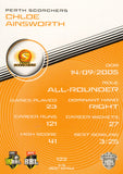 2025-26 Cricket Traders - Common - 122 - Chloe Ainsworth - Perth Scorchers