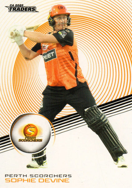 2025-26 Cricket Traders - Common - 123 - Sophie Devine - Perth Scorchers