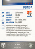 2025 NRL Elite - Silver Specials - P 077 - Kalyn Ponga - Knights