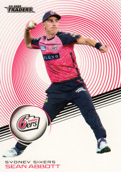 2025-26 Cricket Traders - Common - 127 - Sean Abbott - Sydney Sixers