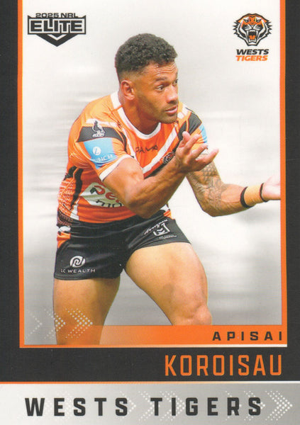 2025 NRL Elite - Base - 149 - Apisai Koroisau - Tigers