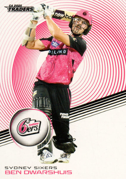 2025-26 Cricket Traders - Common - 128 - Ben Dwarshius - Sydney Sixers