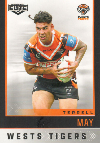 2025 NRL Elite - Base - 151 - Terrell May - Tigers