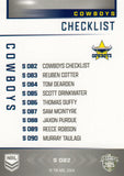 2025 NRL Elite - Silver Specials - P 082 - Cowboys Checklist - Cowboys