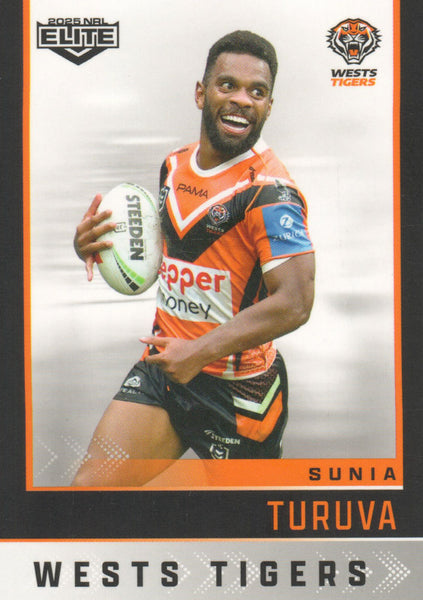 2025 NRL Elite - Base - 153 - Sunia Turuva - Tigers