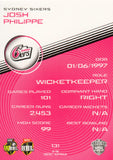 2025-26 Cricket Traders - Common - 131 - Josh Philippe - Sydney Sixers
