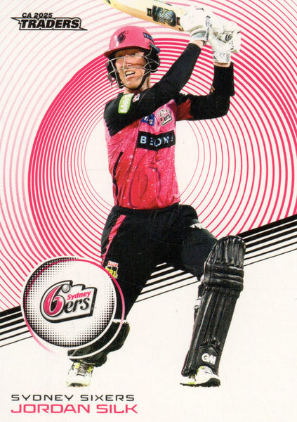 2025-26 Cricket Traders - Common - 132 - Jordan Silk - Sydney Sixers
