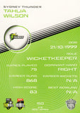 2025-26 Cricket Traders - Common - 150 - Tahlia Wilson - Sydney Thunder