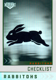 2025 NRL Elite - Silver Specials - P 109 - Rabbitohs Checklist - Rabbitohs