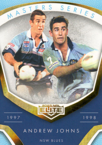 2025 NRL Elite - Master Series Andrew Johns - MS 7 - (1997-1998) - NSW Blues
