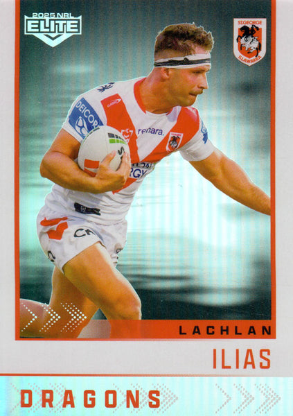 2025 NRL Elite - Silver Specials - P 122 - Lachlan Ilias - Dragons