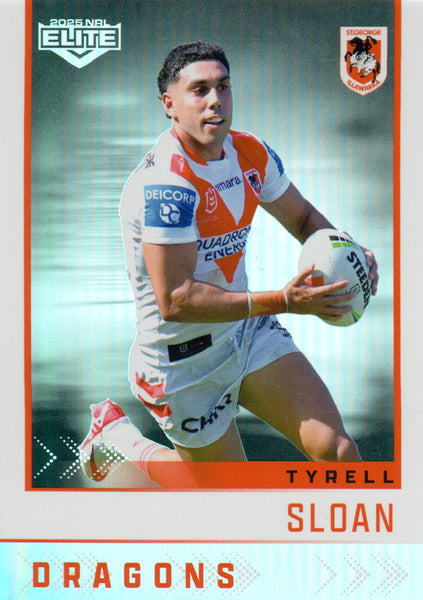 2025 NRL Elite - Silver Specials - P 124 - Tyrell Sloan - Dragons