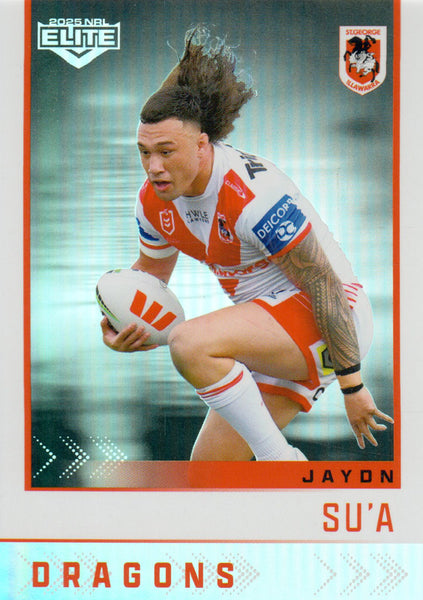 2025 NRL Elite - Silver Specials - P 125 - Jaydn Su’a - Dragons