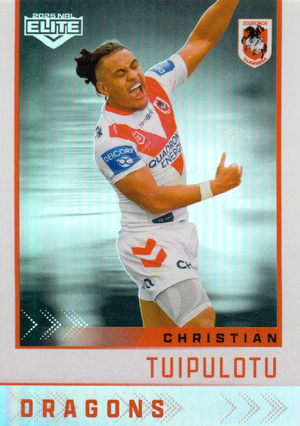 2025 NRL Elite - Silver Specials - P 126 - Christian Tuipulotu - Dragons
