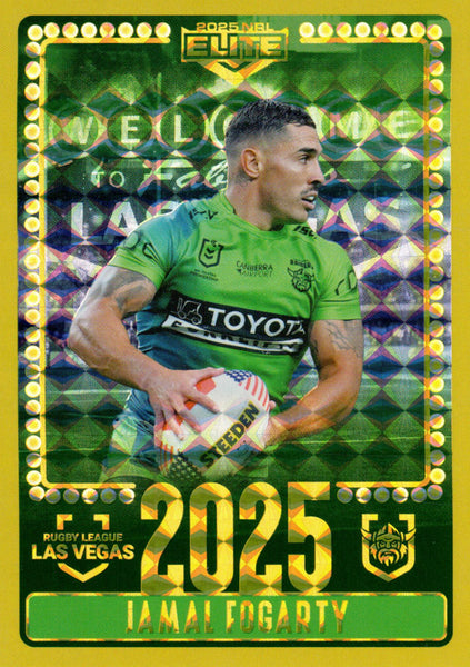 2025 NRL Elite - Las Vegas Round - V 01 - Jamal Fogarty - Canberra Raiders