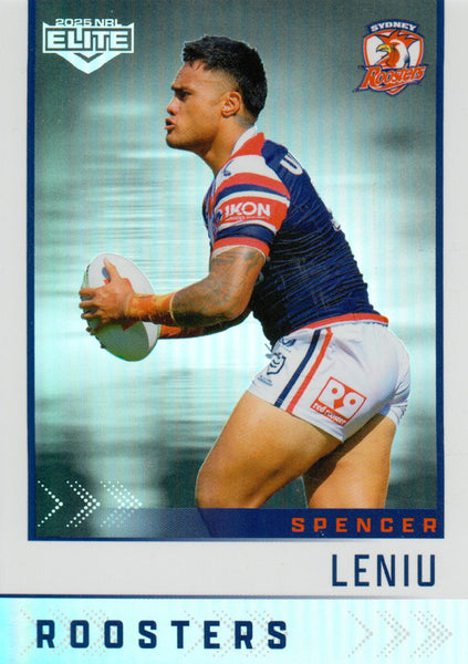 2025 NRL Elite - Silver Specials - P 129 - Spencer Leniu - Roosters