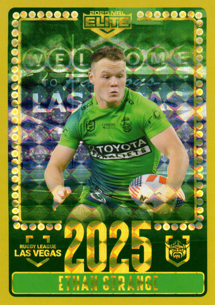 2025 NRL Elite - Las Vegas Round - V 04 - Ethan Strange - Canberra Raiders