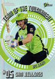 2025-26 Cricket Traders - Team Of The Tournament Silver - TTS 17 - Sam Billings - 200/200