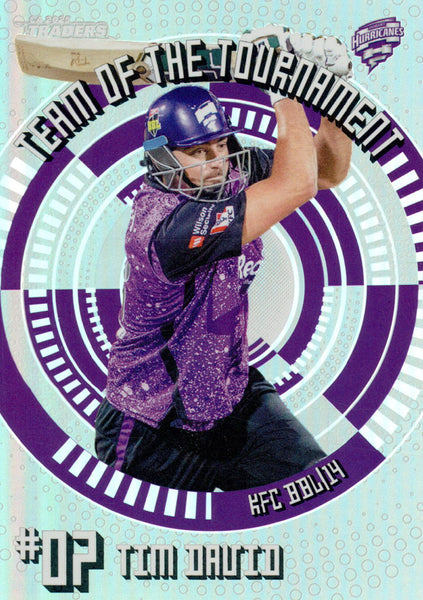 2025-26 Cricket Traders - Team Of The Tournament Silver - TTS 19 - Tim David - 117/200