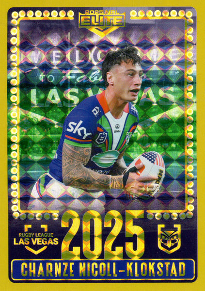 2025 NRL Elite - Las Vegas Round - V 11 - Charnze Nicoll-Klokstad - Warriors