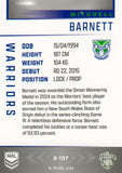 2025 NRL Elite - Silver Specials - P 137 - Mitchell Barnett - Warriors