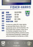 2025 NRL Elite - Silver Specials - P 139 - James Fisher-Harris - Warriors