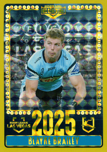 2025 NRL Elite - Las Vegas Round - V 19 - Blayke Brailey - Sharks