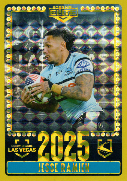 2025 NRL Elite - Las Vegas Round - V 23 - Jesse Ramien - Sharks