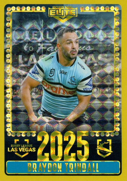 2025 NRL Elite - Las Vegas Round - V 24 - Braydon Trindall - Sharks
